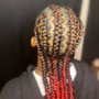 6-8 feed in braids