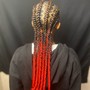 6-8 feed in braids