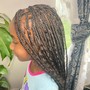 Smedium Knotless braids