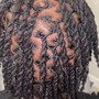 Loc Maintenance crochet (hook) method