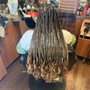 Smedium Knotless Braids w/ Shampoo and blow dry