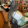 Smedium Knotless Braids w/ Shampoo and blow dry