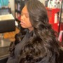 Closure quick weave