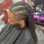 Men braids-Cornrows 5-6