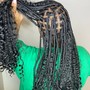 Straight back braids