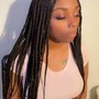 6 stitch braids to the back