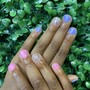 SHORT ACRYLIC SET SINGLE COLOR