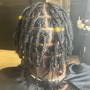 Medium knotless braids