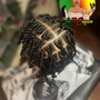 Mens Invisible Locs- SMALL