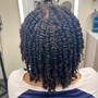 Flat Twist Out/ Steam Treatment