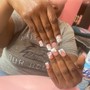 Short Acrylic Nails