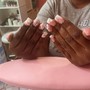 Short Acrylic Nails