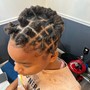 Kid's Style pony tails with knocker balls