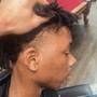 Eyebrow Shaping and fade haircut