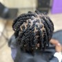 Loc Retwist - Medium length- Two strand twist style