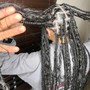 Large knotless braids