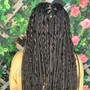 Goddess knotless Braids