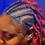 Kid's Braids w/weave