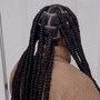 Large Knotless Braids