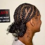 Large Knotless Braids