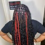 Large Knotless Braids