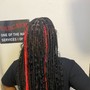 Large Knotless Braids