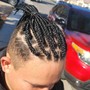 Mens cornrows on mohawk