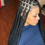 Small Knotless Braids - Butt Length