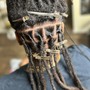 Flat Twists into 2 strands