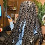 Small Knotless Braids - Butt Length