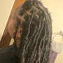 Natural hair Feed-In Braids