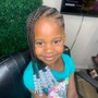 Age 7 and under Kid's BASIC STYLES with or w/o weave