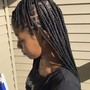 Medium box braids