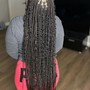 Large Knotless Braids