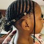 Kid's Single Braids or twists