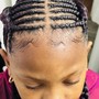 Kid's Single Braids or twists