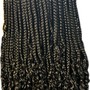 Small Box Braids (regular or knotless)