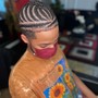 Men’s Braids with design