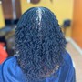 Micro-loc twist w/ natural hair