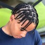 Men twist braids