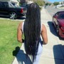 Medium knotless Braids