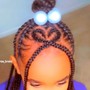 Kids ManBraids with  designs