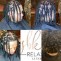 Loc Retwist | Ear Length + Shampoo (No F/S Luxxe MiRI Treatment, No Detailed Loc Style)