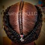 Double French Braids