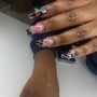 Kids short acrylic nails