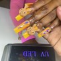 Kids short acrylic nails