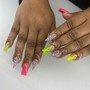 Kids short acrylic nails