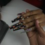 Kids short acrylic nails