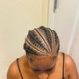 Medium Boho knotless box Braids