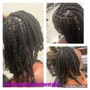 Crochet Braids with hair